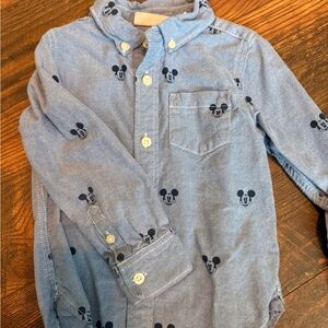 GAP x DISNEY Toddler Mickey Mouse Oxford Shirt